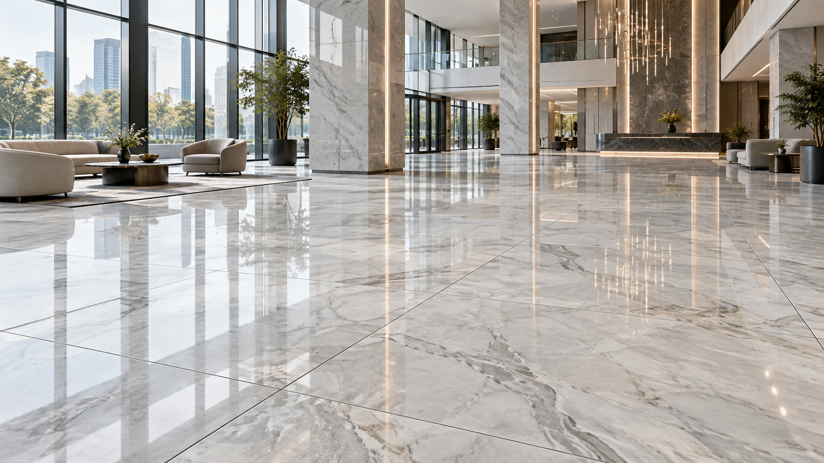 1200×1200mm Polished Glazed Porcelain Tiles